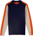 Lauren | Elegant Colorblock Crewneck Sweater - Picela