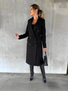 Lauren | Elegant Tailored Double-Breasted Coat - Picela