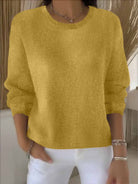 Loretta | Elegant Ribbed Crewneck Sweater - Picela