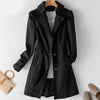 Megan | Elegant Belted Trench Coat - Picela