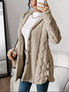 Melissa | Cozy Textured Longline Cardigan - Picela
