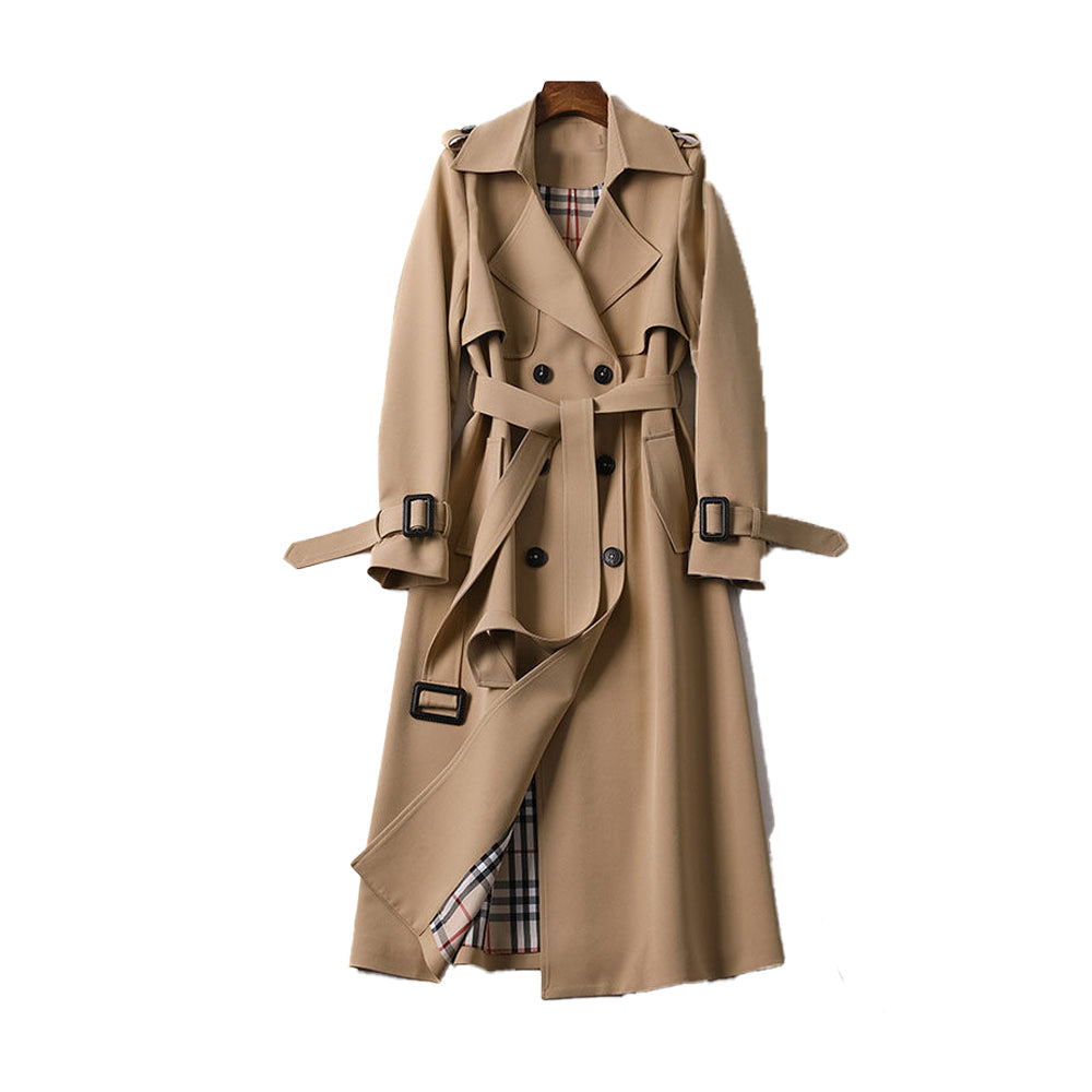 Melissa | Elegant Longline Trench Coat - Picela
