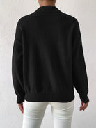 Melissa | Elegant Neck Knit Sweater - Picela