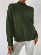 Melissa | Elegant Neck Knit Sweater - Picela