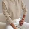Melissa | Elegant Neck Knit Sweater - Picela