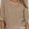 Melissa | Elegant Open-Knit Boat-Neck Sweater - Picela