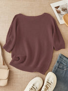 Melissa | Elegant Open-Knit Boat-Neck Sweater - Picela