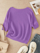 Melissa | Elegant Open-Knit Boat-Neck Sweater - Picela