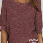 Melissa | Elegant Open-Knit Boat-Neck Sweater - Picela
