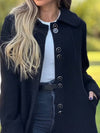 Melissa | Elegant Wool Button-Front Coat - Picela