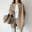 Nicole | Cozy Oversized Snap-Button Cardigan - Picela