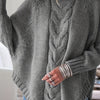 Nicole | Elegant Cable-Knit Mock-Neck Sweater - Picela