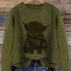 Nicole | Elegant Cow Knit Sweater - Picela