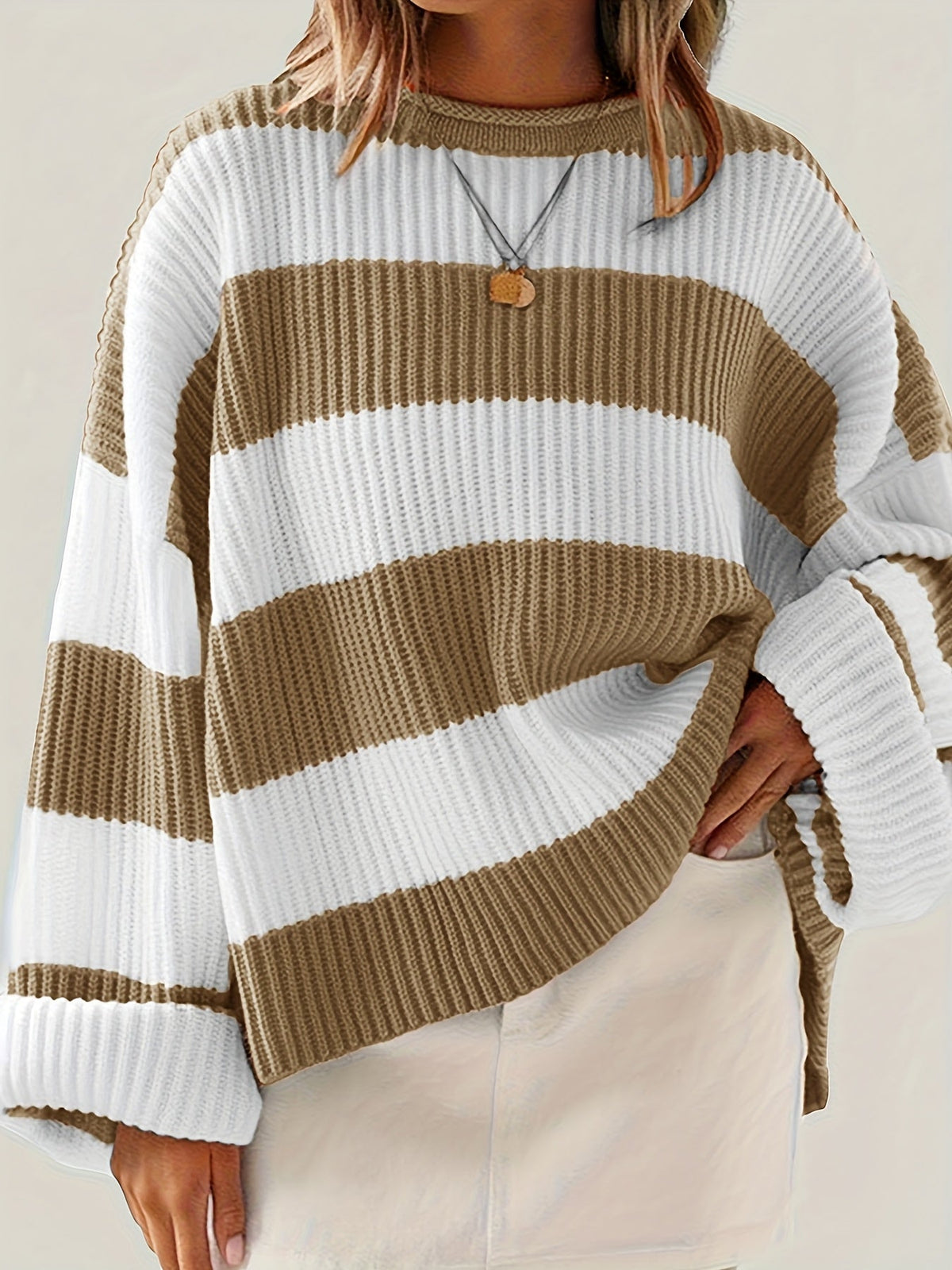 Nicole | Stylish Striped Sweater - Picela