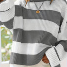 Nicole | Stylish Striped Sweater - Picela