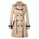 Rachel | Elegant Belted Trench Coat - Picela