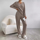 Rebecca | Cozy Ribbed Knit Set - Picela
