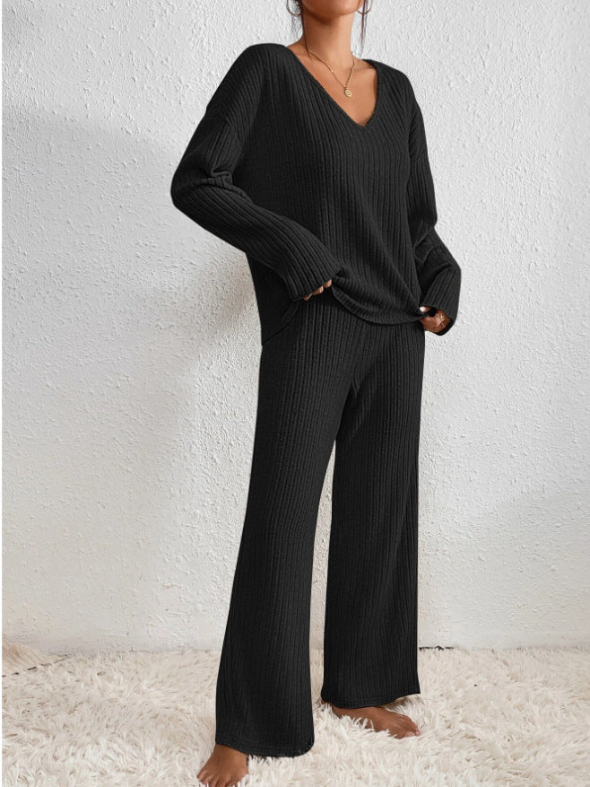 Rebecca | Cozy Ribbed Knit Set - Picela