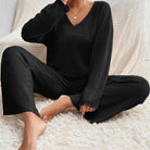 Rebecca | Cozy Ribbed Knit Set - Picela