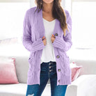 Rebecca | Elegant Cable Knit Cardigan - Picela