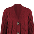 Rebecca | Elegant Cable Knit Cardigan - Picela
