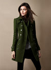 Rebecca | Elegant Double-Breasted Tailored Coat - Picela