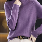 Rebecca | Elegant Turtleneck Knit Sweater - Picela