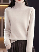 Rebecca | Elegant Turtleneck Knit Sweater - Picela