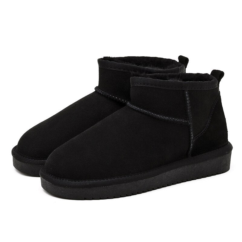 Samantha | Comfortable Suede Fur-Lined Boots - Picela