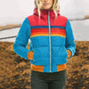 Samantha | Cozy Striped Puffer Jacket - Picela
