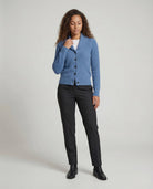 Samantha | Elegant Ribbed Shawl-Collar Cardigan - Picela