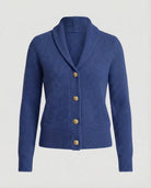 Samantha | Elegant Ribbed Shawl-Collar Cardigan - Picela