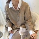Sarah | Elegant Knit Button-Front Cardigan - Picela