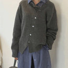 Sarah | Elegant Knit Button-Front Cardigan - Picela