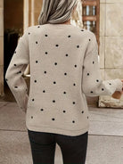 Sarah | Elegant Polka Dot Sweater - Picela