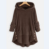 Stephanie | Cozy Fleece Hooded Cardigan - Picela