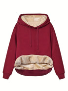 Stephanie | Cozy Sherpa-Lined Fleece Hoodie - Picela