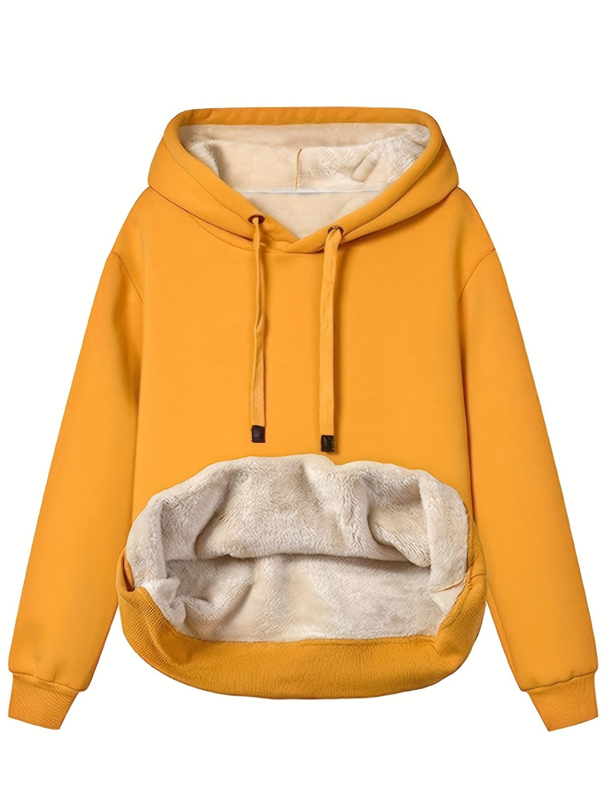 Stephanie | Cozy Sherpa-Lined Fleece Hoodie - Picela