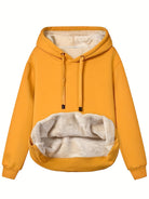 Stephanie | Cozy Sherpa-Lined Fleece Hoodie - Picela