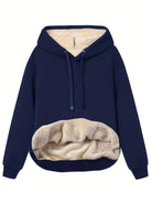Stephanie | Cozy Sherpa-Lined Fleece Hoodie - Picela