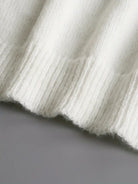 Stephanie | Feminine Ruffle V-Neck Sweater - Picela