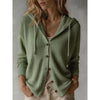 Rachel | Elegant Waffle-Knit Hooded Cardigan