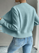 Grace | Elegant Cable-Knit Cropped Cardigan