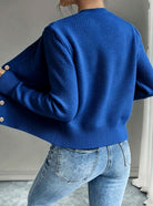 Grace | Elegant Cable-Knit Cropped Cardigan