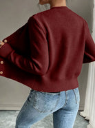 Grace | Elegant Cable-Knit Cropped Cardigan