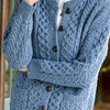 Victoria | Elegant Cable-Knit Button Cardigan