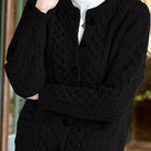 Victoria | Elegant Cable-Knit Button Cardigan