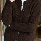 Victoria | Elegant Cable-Knit Button Cardigan