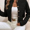 Rachel | Elegant Diamond-Knit Cropped Cardigan