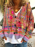 Stephanie | Vintage Embroidered Knit Cardigan